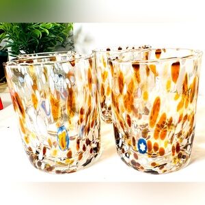 Alessandro Coppola of Murano Italian Made Glass Set/4